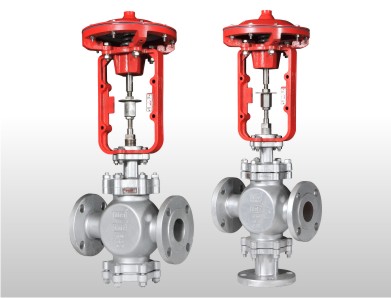 Pneumatic Cylinder Operated On/Off Type Control Valve Flange End